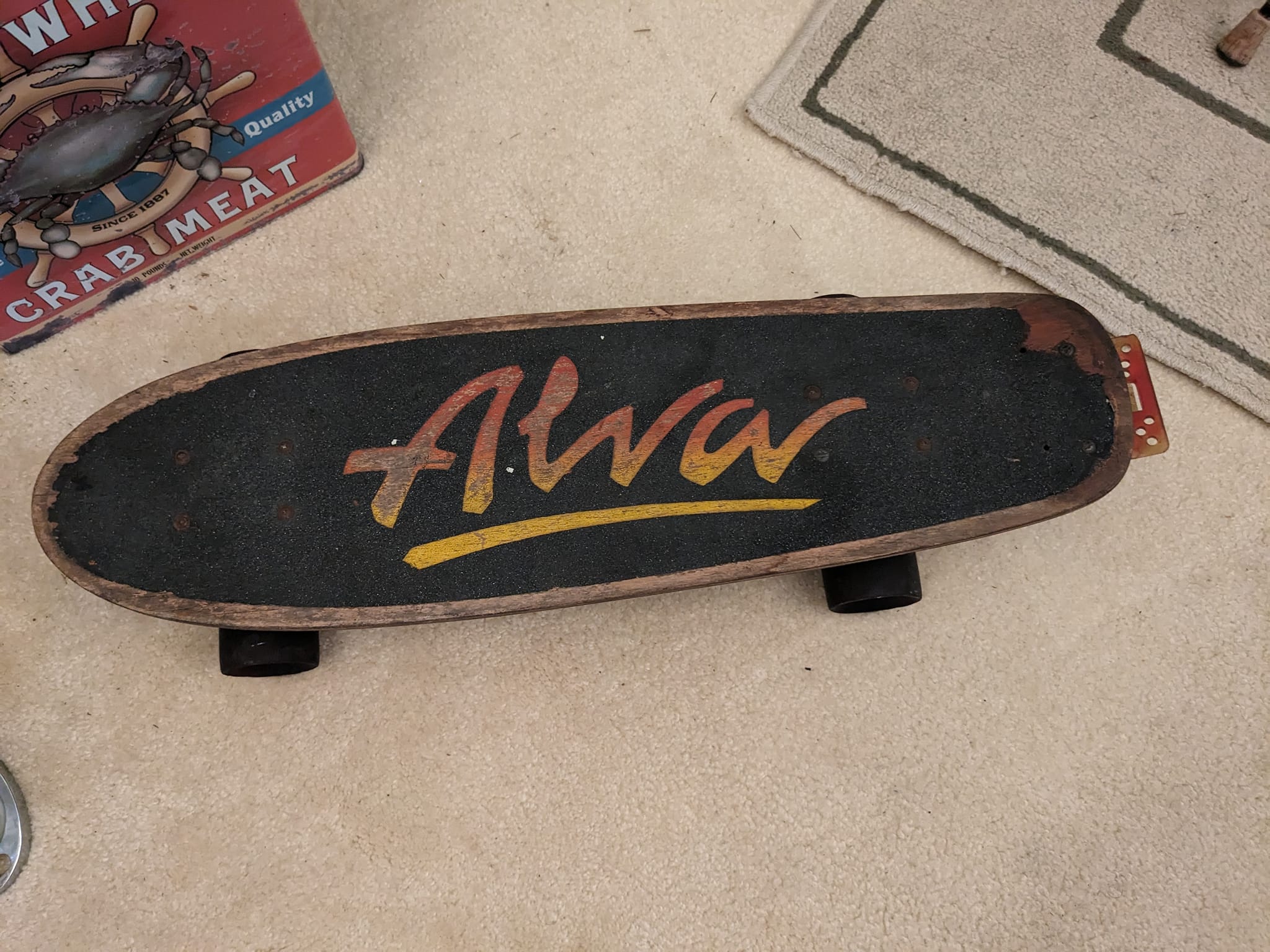 What is a fair market price for a vintage Tony Alva skateboard?