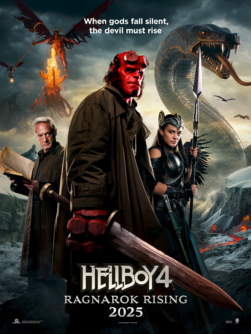 Movie - 🎬 HELLBOY 4: RAGNAROK RISING (2025) – First Look 👉 “When gods ...