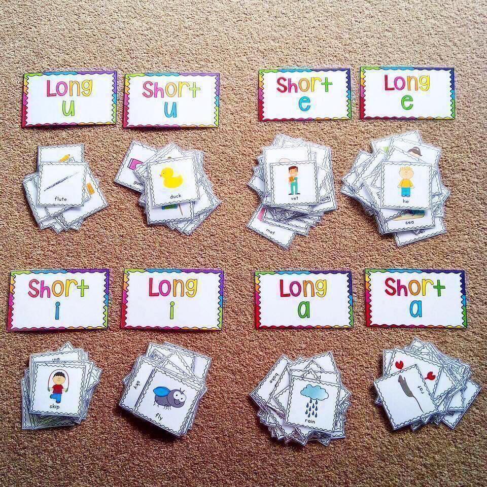 These Vowel Sort Activities will... - Tales From Miss D