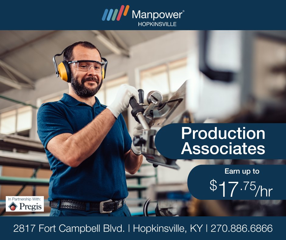 📣 NOW HIRING in Partnership... - Manpower Hopkinsville KY | Facebook