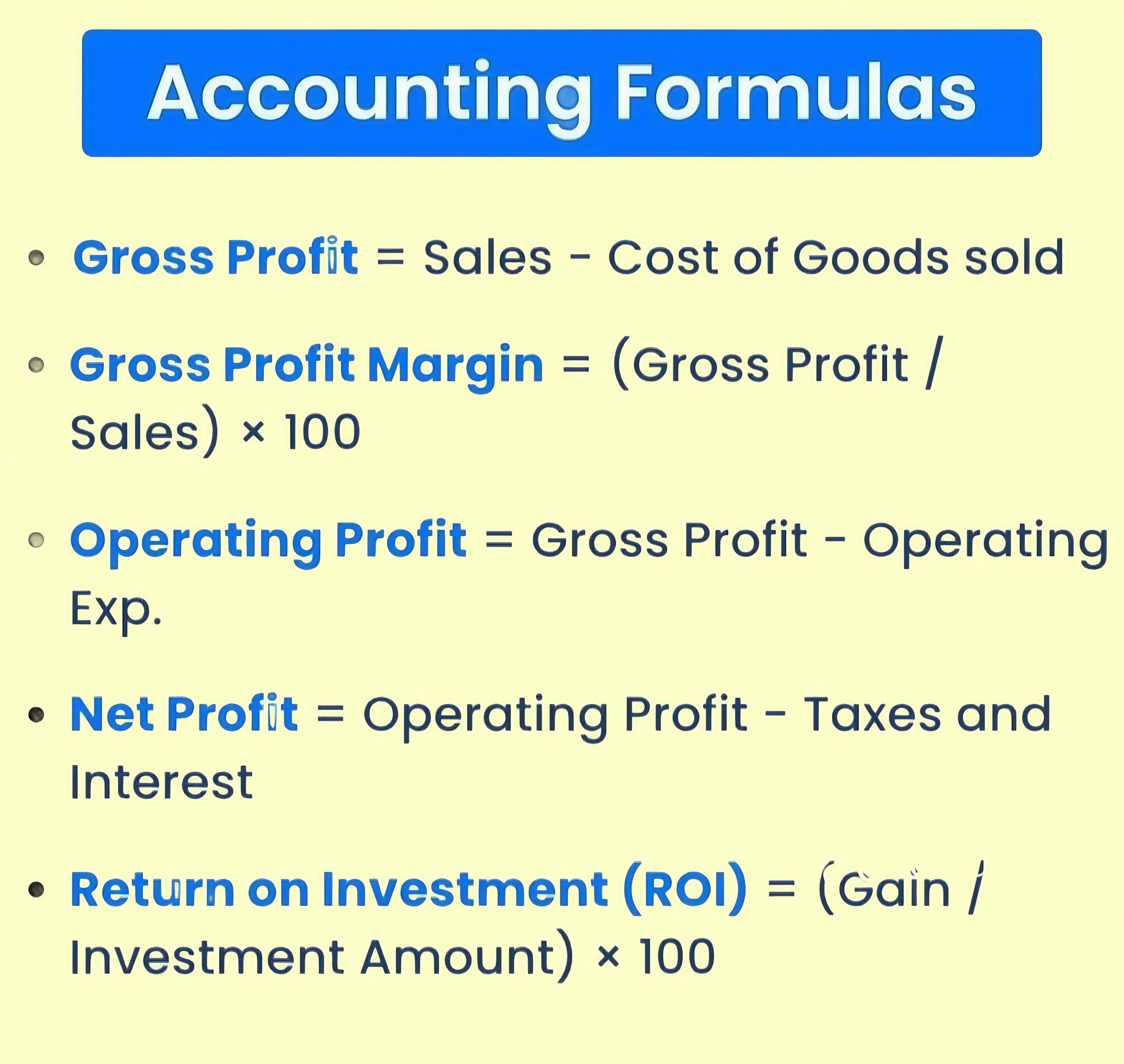 DK - Financial Accounting Formulas 📊💰📈 . . . . . . . #msexceltutorials ...