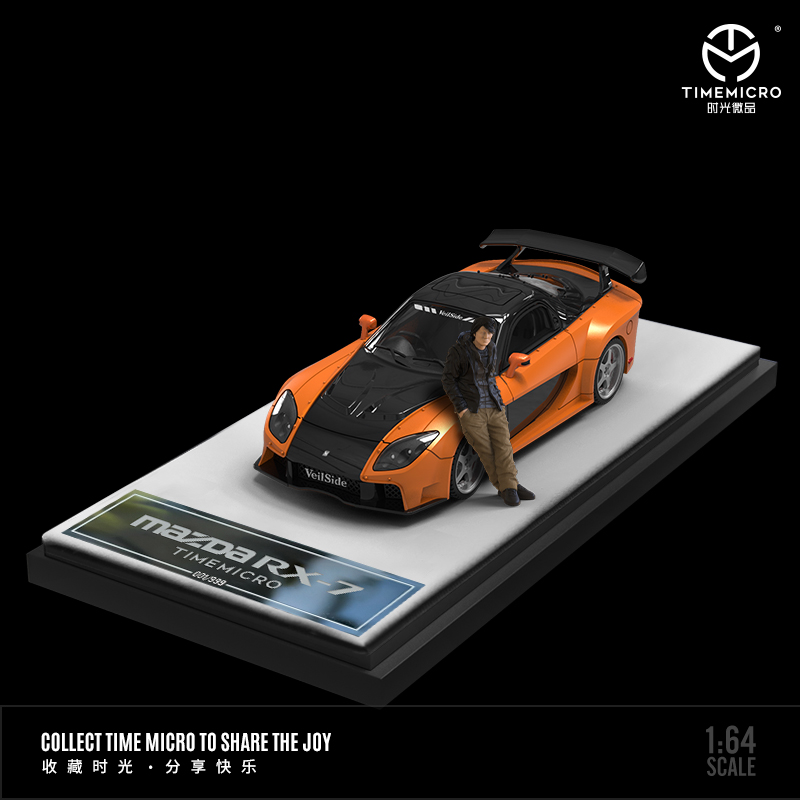 🔥 Time Micro 1:64 Diecast Alert 🔥 Mazda RX-7 Veilside “Speed and