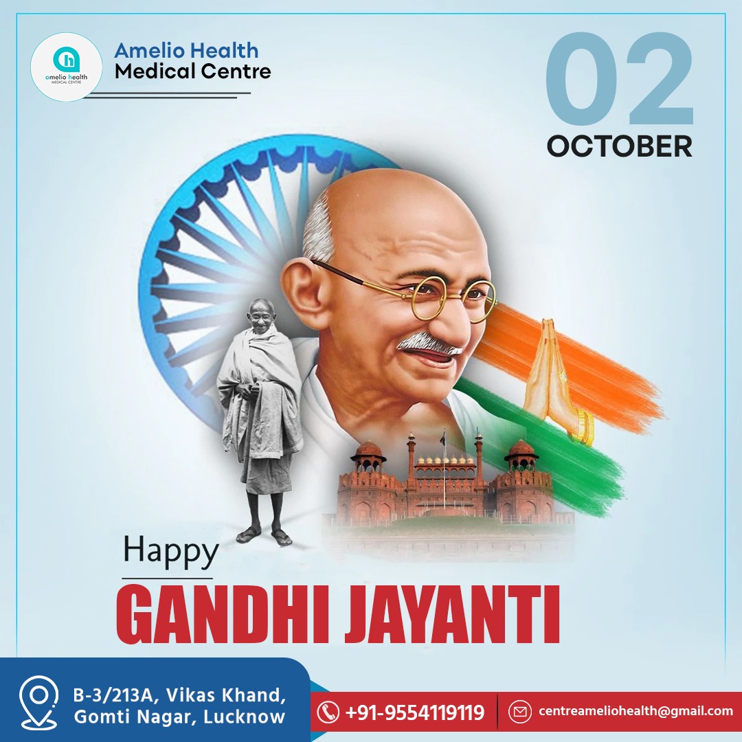 Amelio - 🌿 Gandhi Jayanti 🌿 Remembering Mahatma Gandhi — the symbol of ...