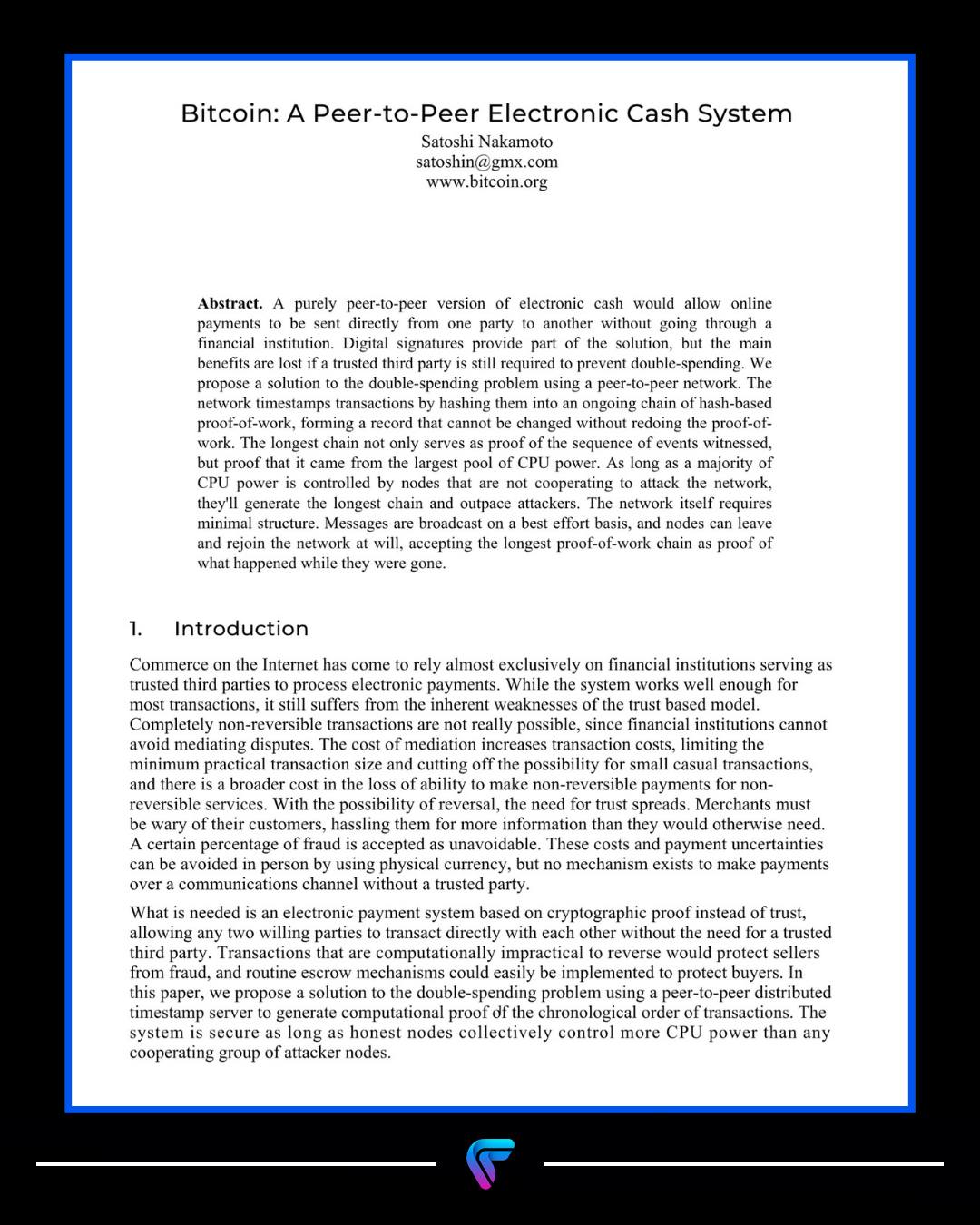 Flux - Seventeen years ago today — October 31, 2008 — Satoshi Nakamoto ...