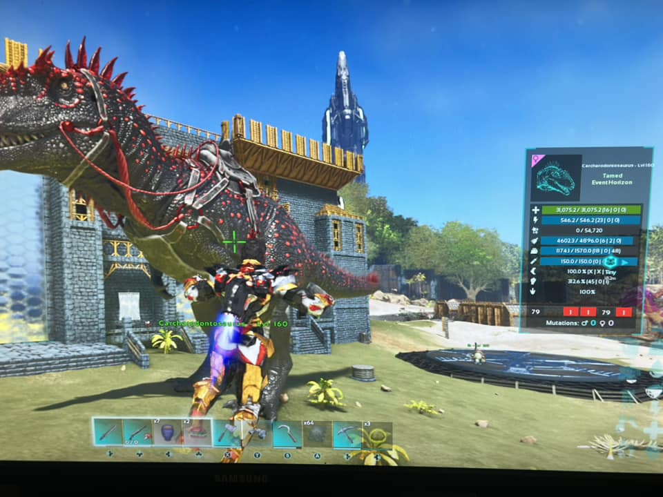 ARK Survival Ascended – Basilisk Cotton Candy (Top Stats) For PVE On PS5/XBOX/PC