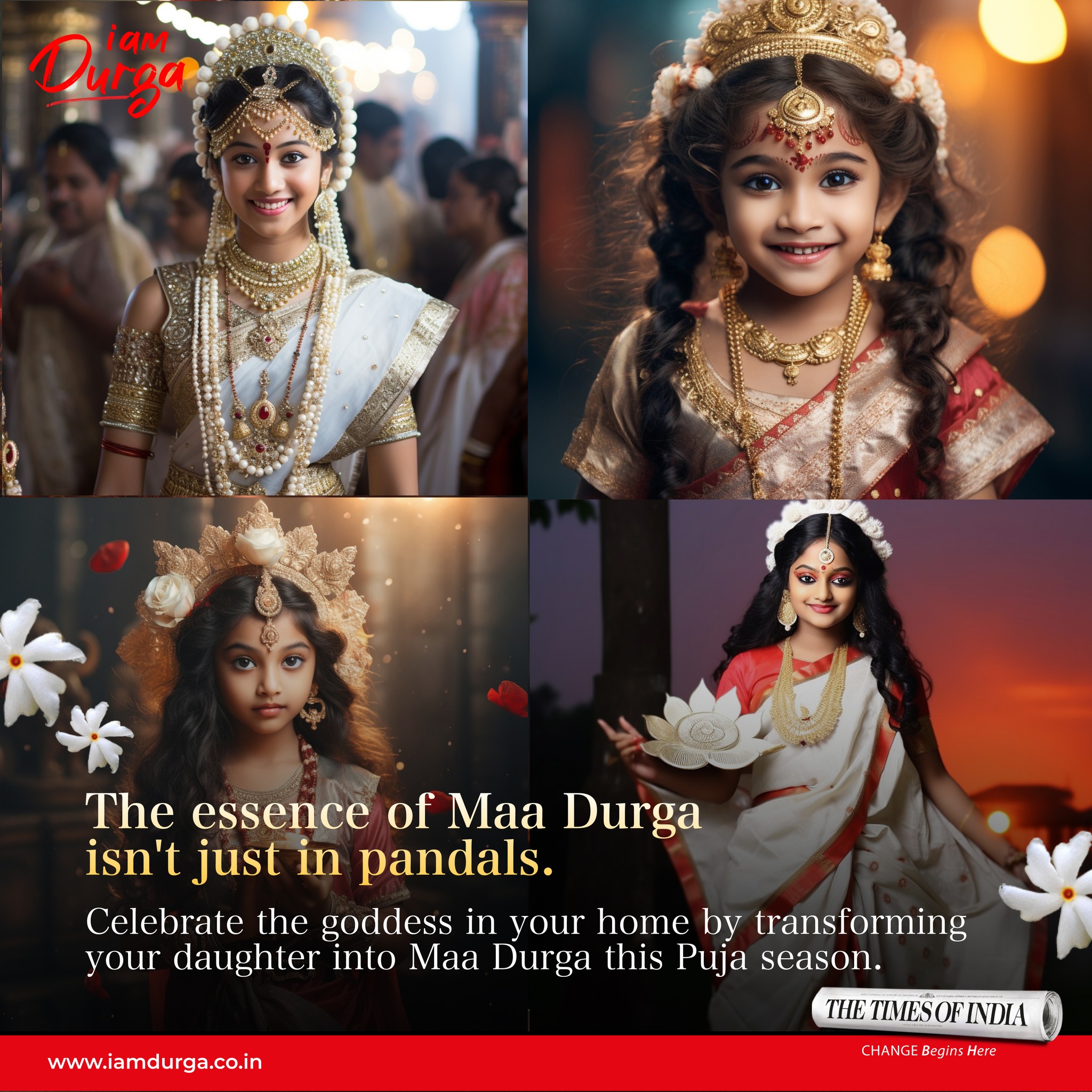 The Times - Beyond temples and pandals, there are little Maa Durgas in ...