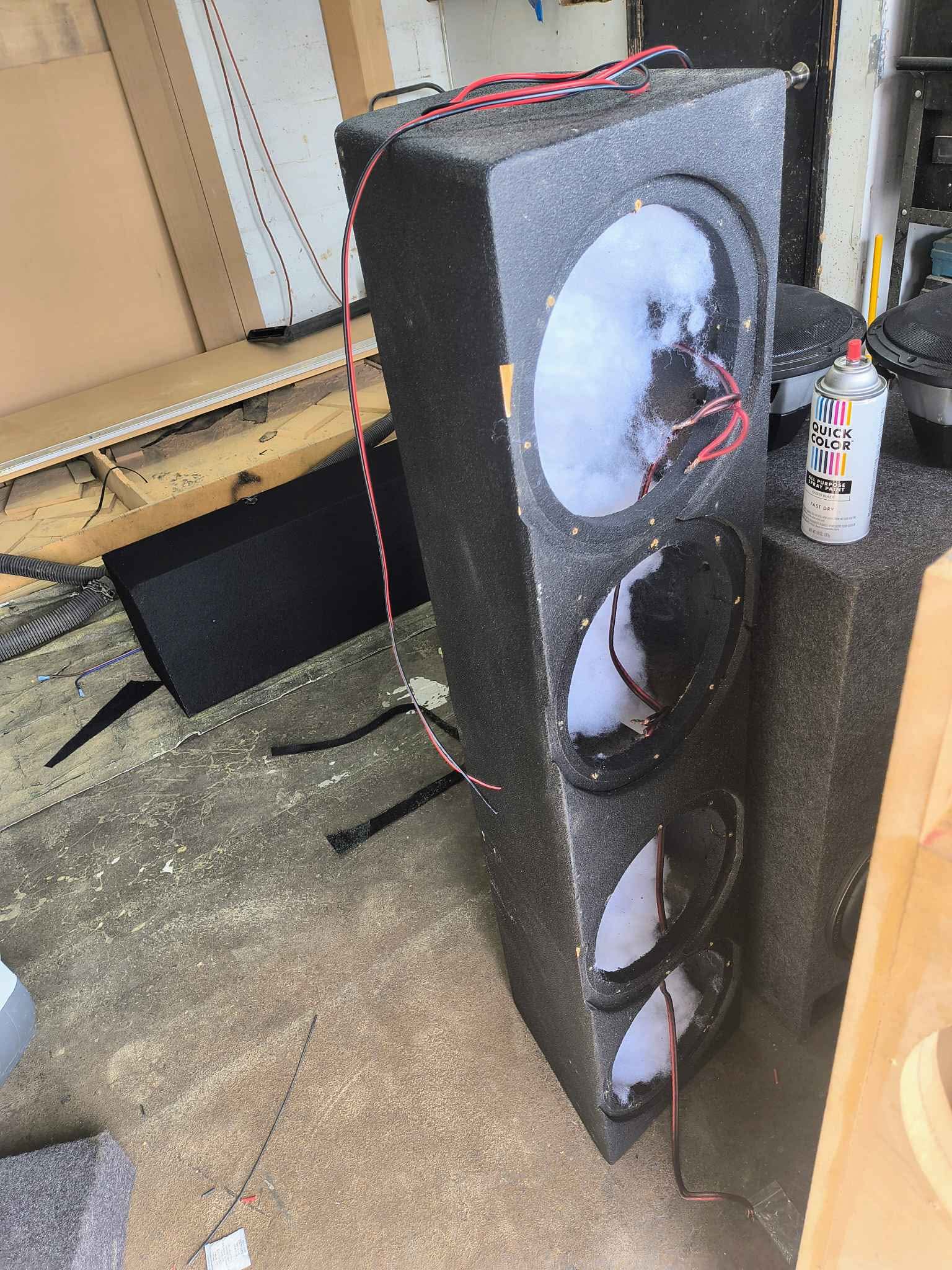 Custom LineX Sub box for 4 10s - Subwoofers & Enclosures - Powder ...