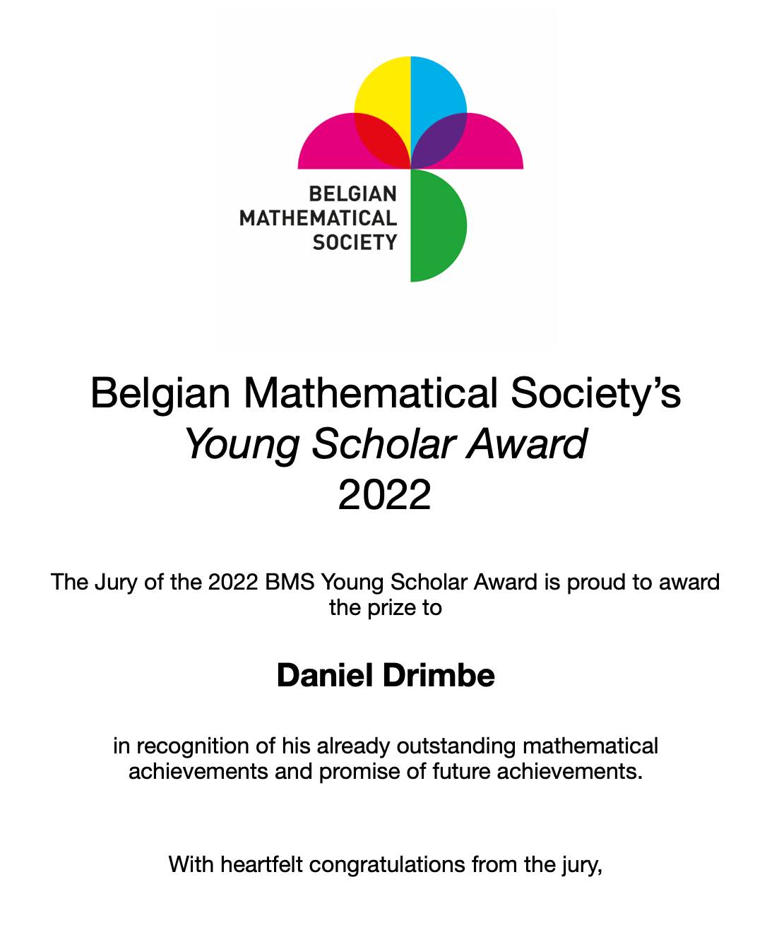 The board of the BMS is... - Belgian Mathematical Society