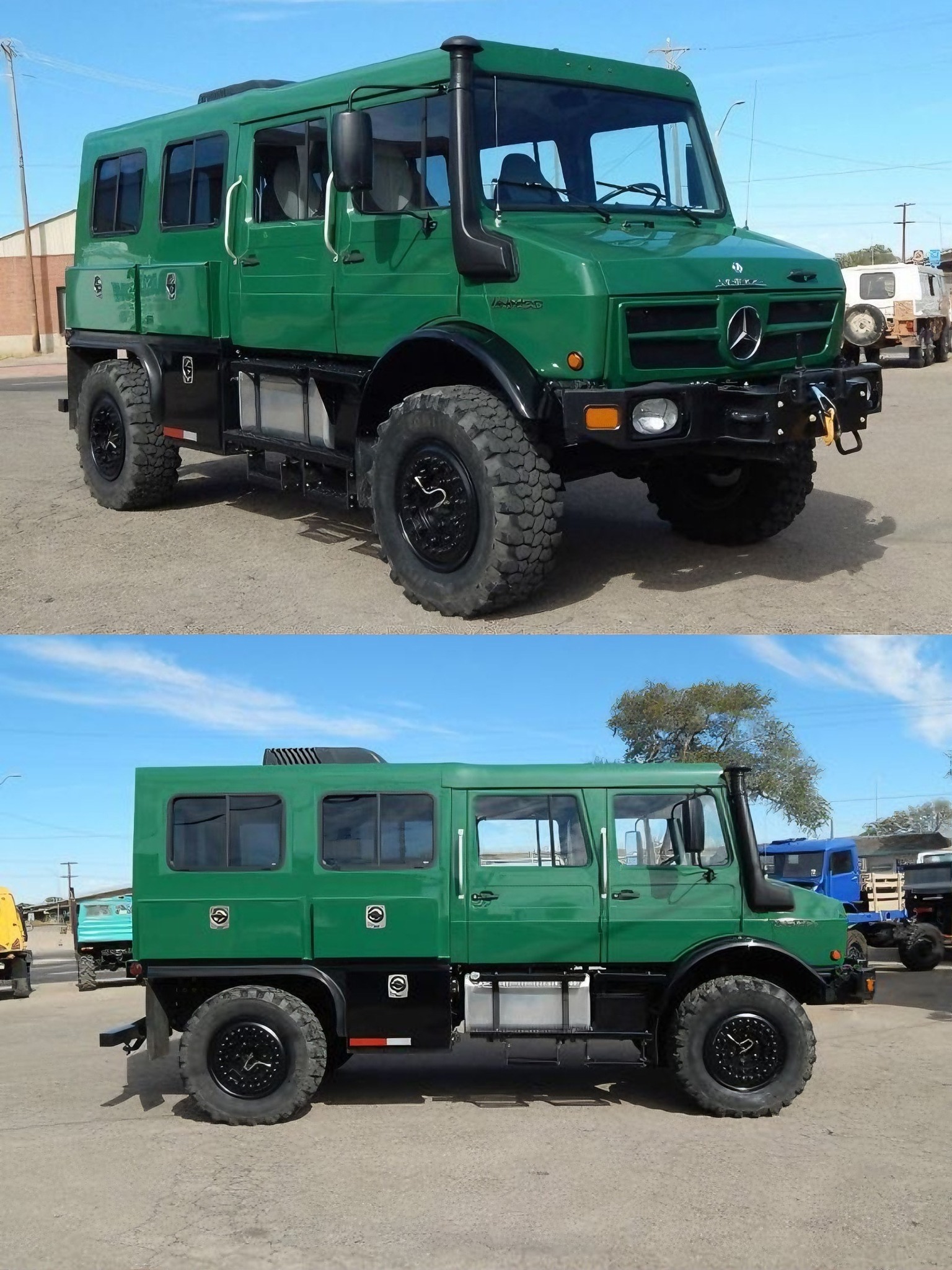 Mercedes-Benz Unimog U5000 Van #offroad #mercedesbenz #4x4 #viral #fyp