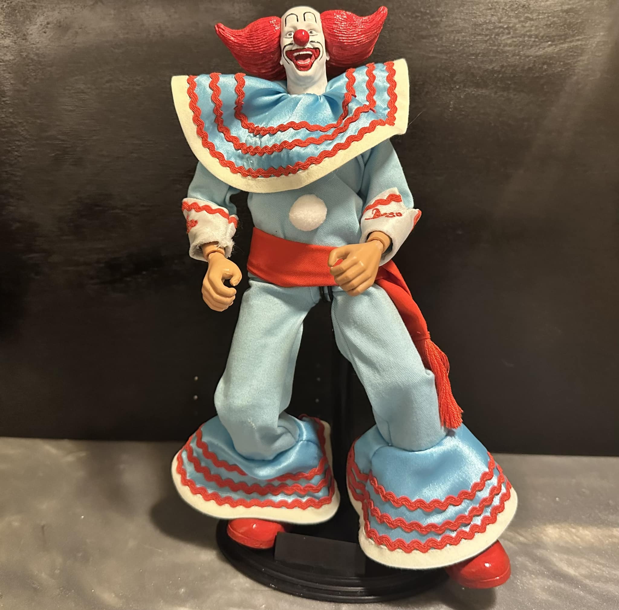 Bank with Bozo the Clown chalkware figure