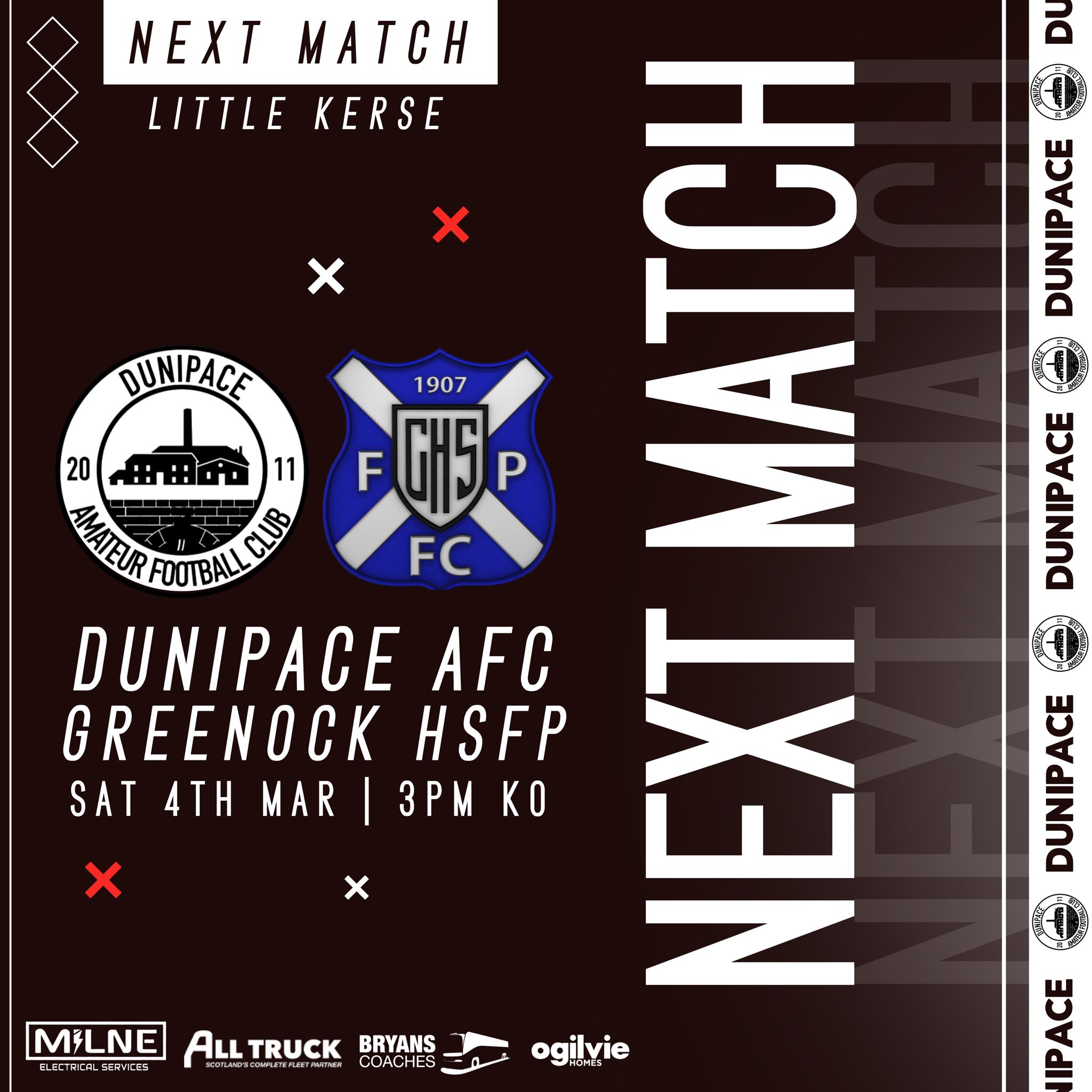 Our next match sees us... - Dunipace Amateur Football Club