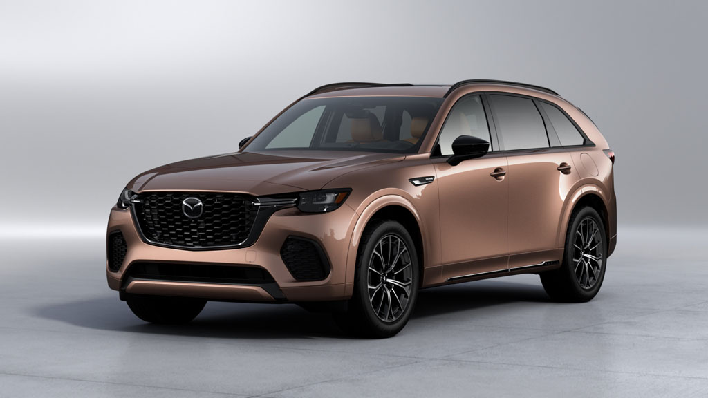 The all-new Mazda CX-70 is a 2-row SUV. The Mazda CX-90 is a 3-row
