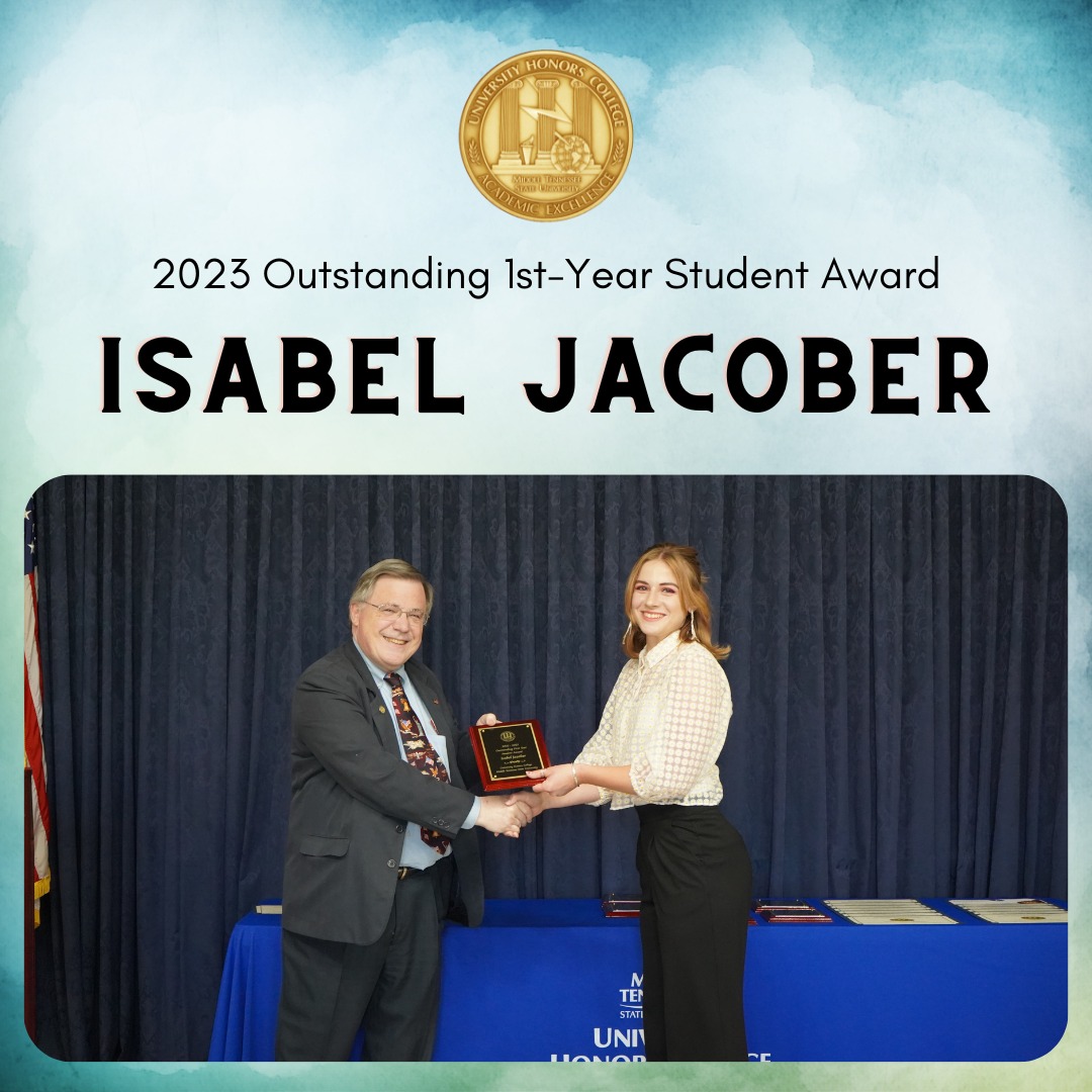 Congratulations to our Outstanding... - MTSU Honors College