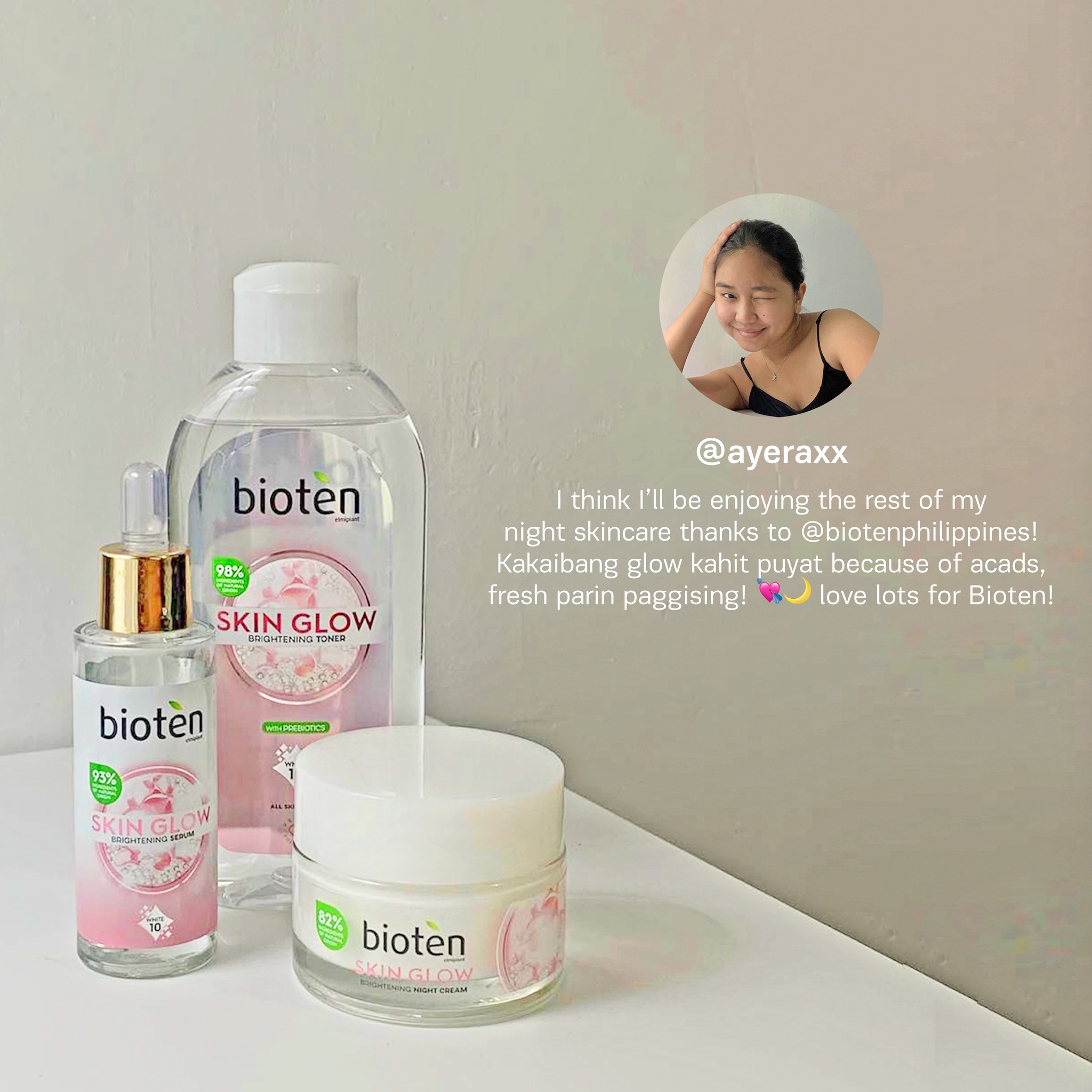 BIOTEN SKIN GLOW NIGHT/DAY CREAM SET フェイスクリーム BIOTEN SKIN