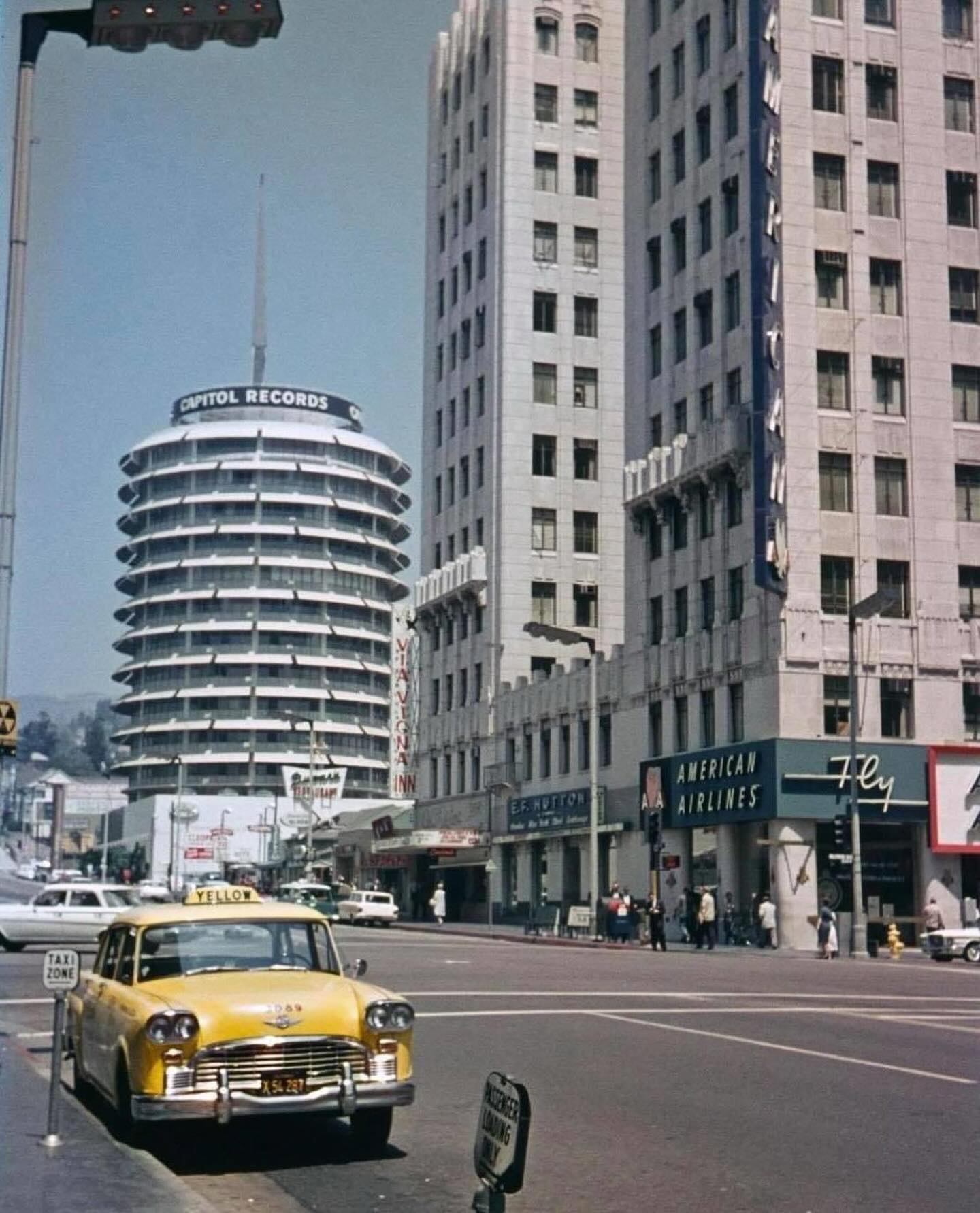 Yesterday - Hollywood and Vine, Los Angeles (1963) Hollywood and Vine ...