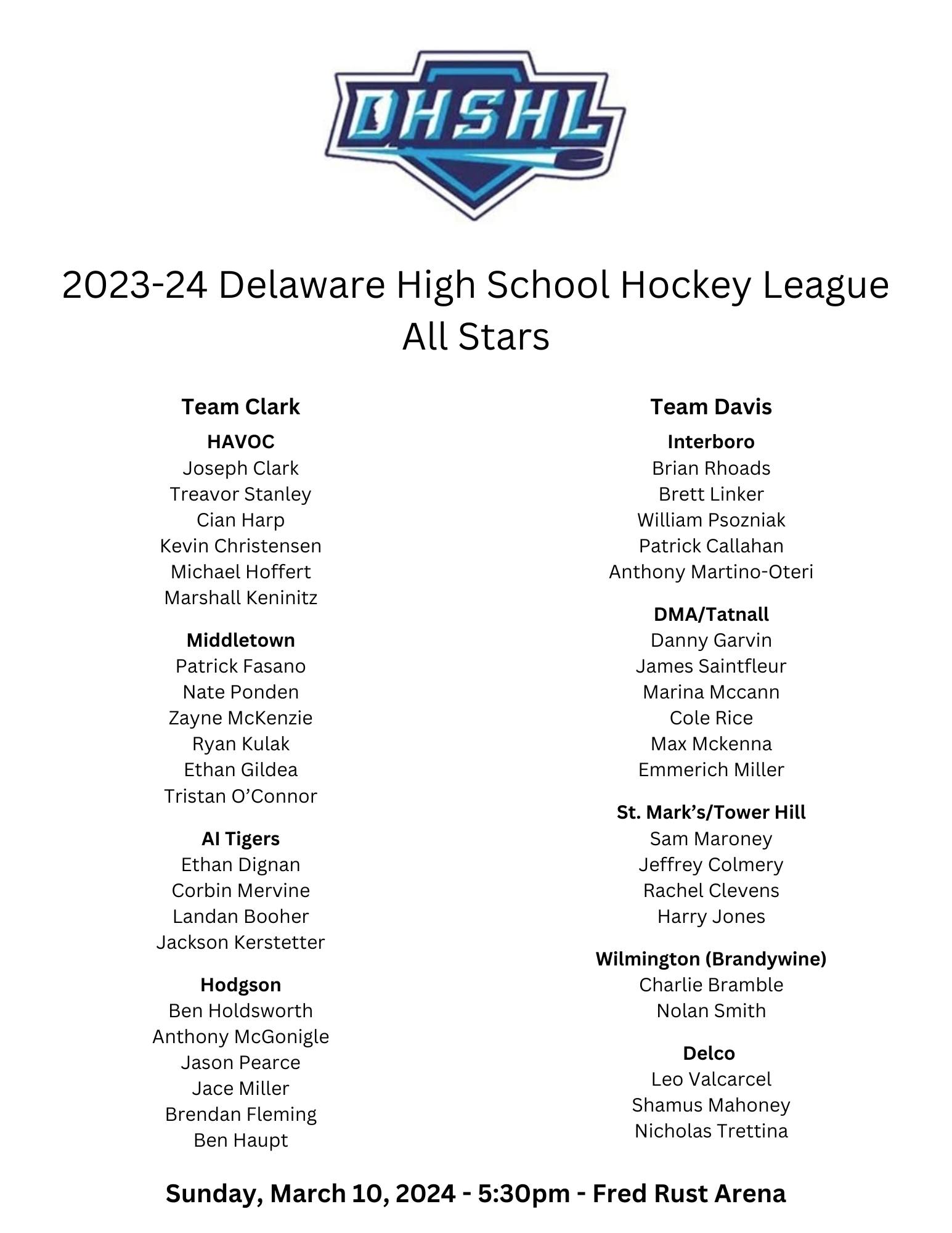 Delaware - Announcing our 2023-24 All Stars! Come out and support them ...