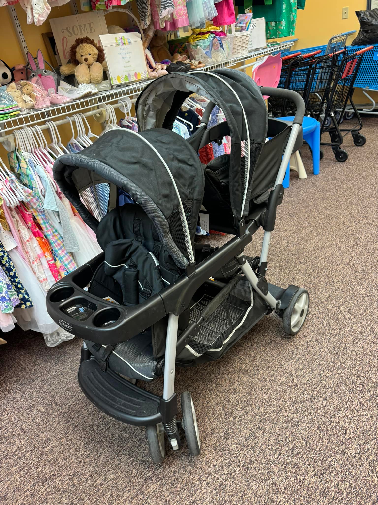 anthony uppababy Cruz V2 Stroller Baby Gift Boxes the Aria is certain California Umbrella 6' Round Color:Backfade Midnight