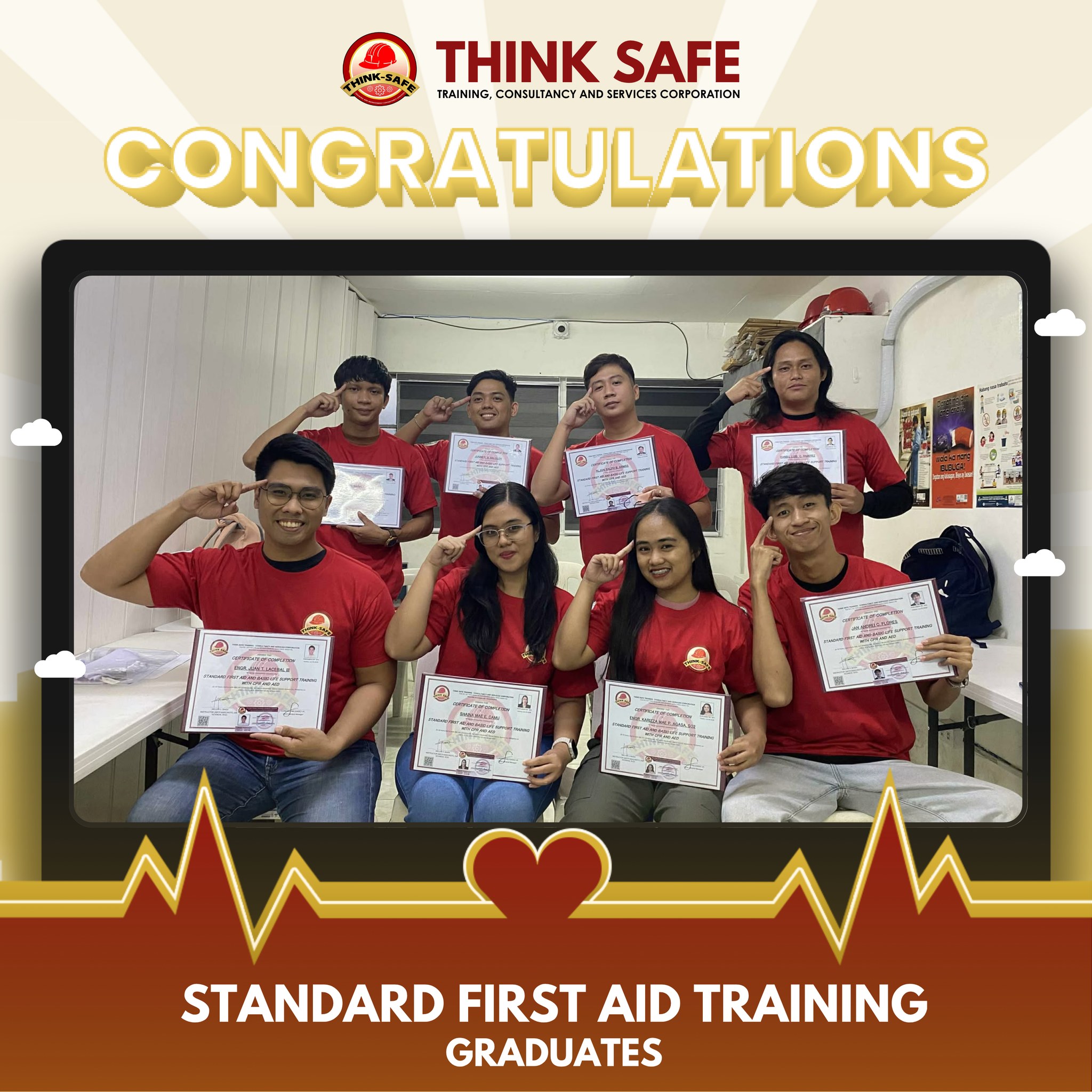Congratulations to the... - Think Safe - First Aid Seminar | Facebook