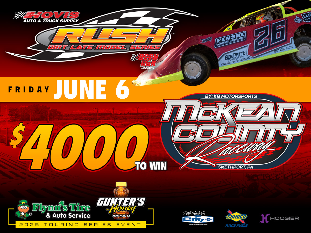 RUSH - The Hovis Auto & Truck Supply RUSH Late Model Flynn's Tire ...