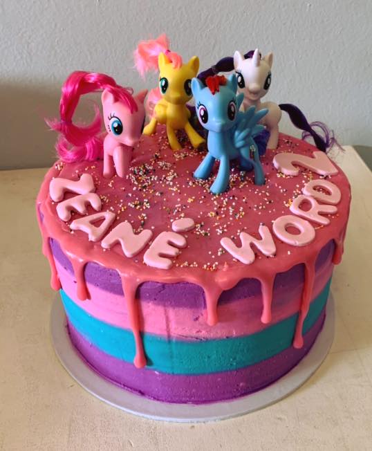 My little pony rainbow drip cake 🌈🦄 - Short Stack Bakery | Facebook