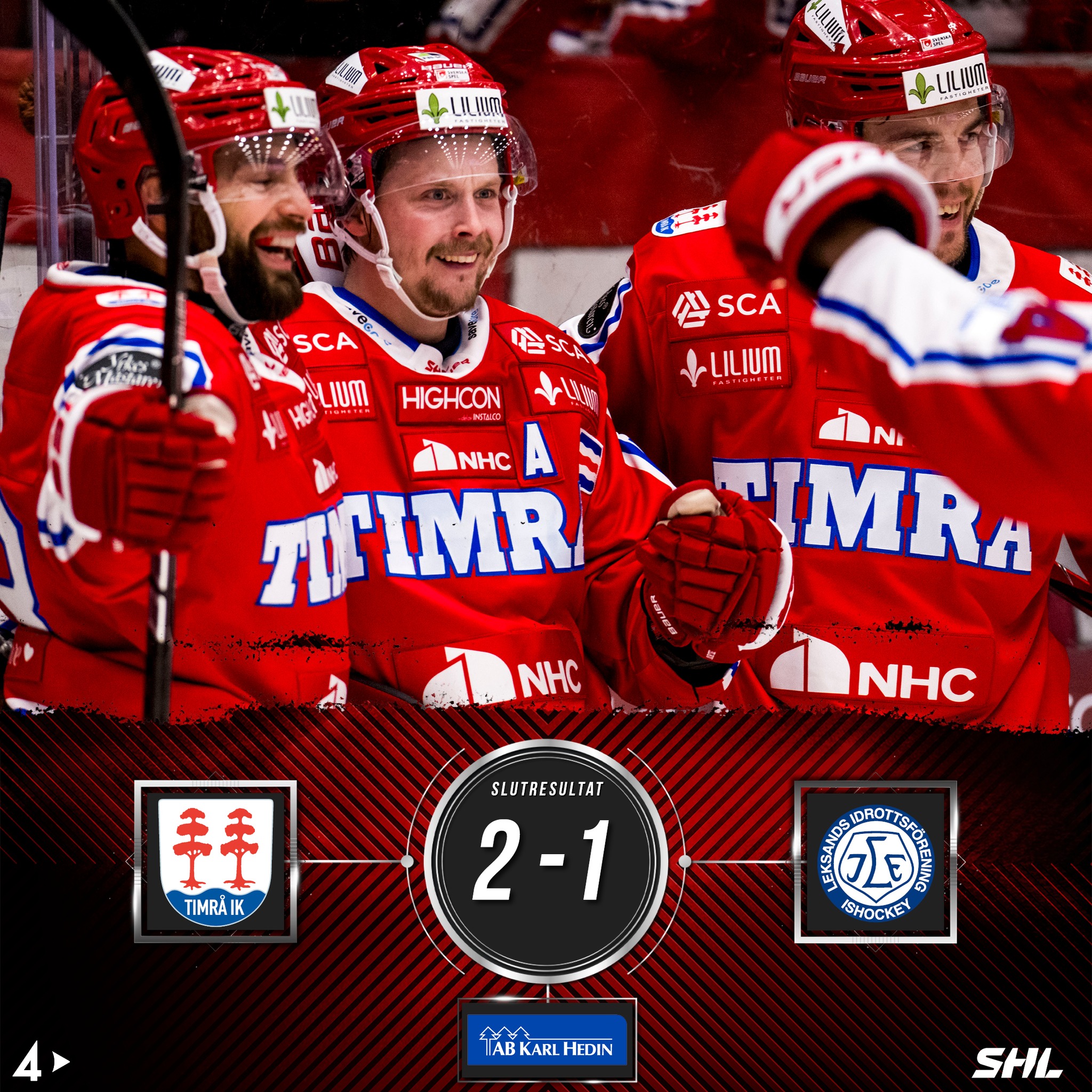 Timrå IK - Matchen är slut och Timrå. Timrå tar hem alla...