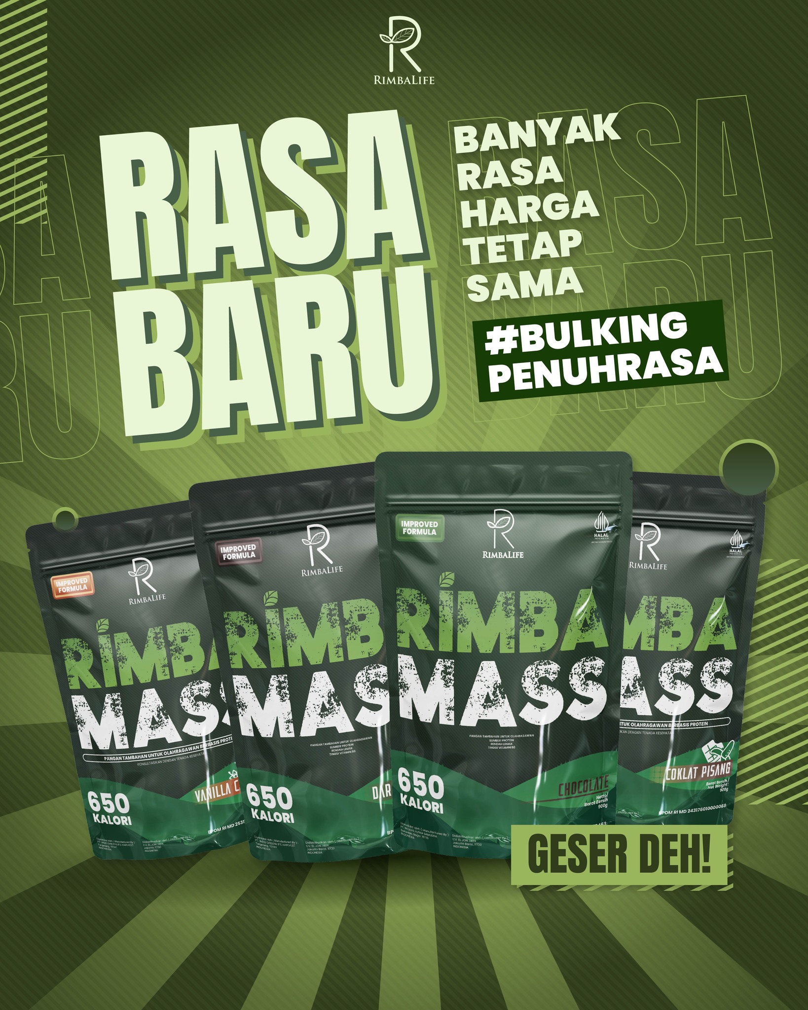 NEW FLAVOURS! 👀 Rimbamin seneng... - Rimbalife Indonesia