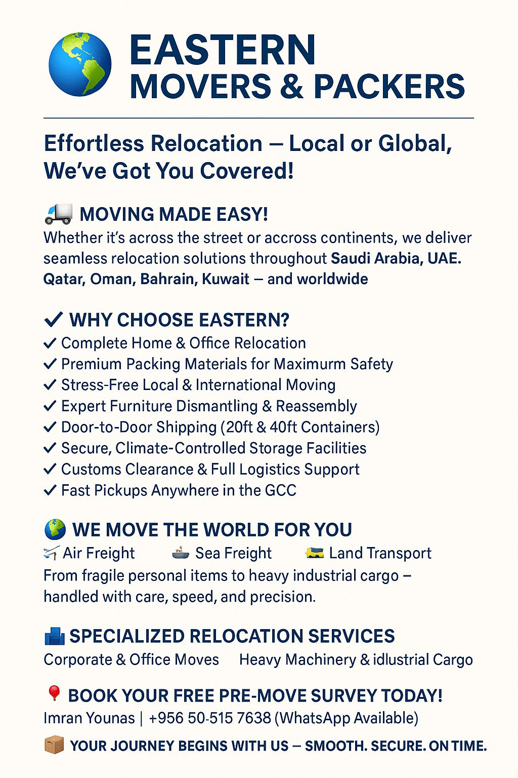 Movers & Packers in Saudi Arabia