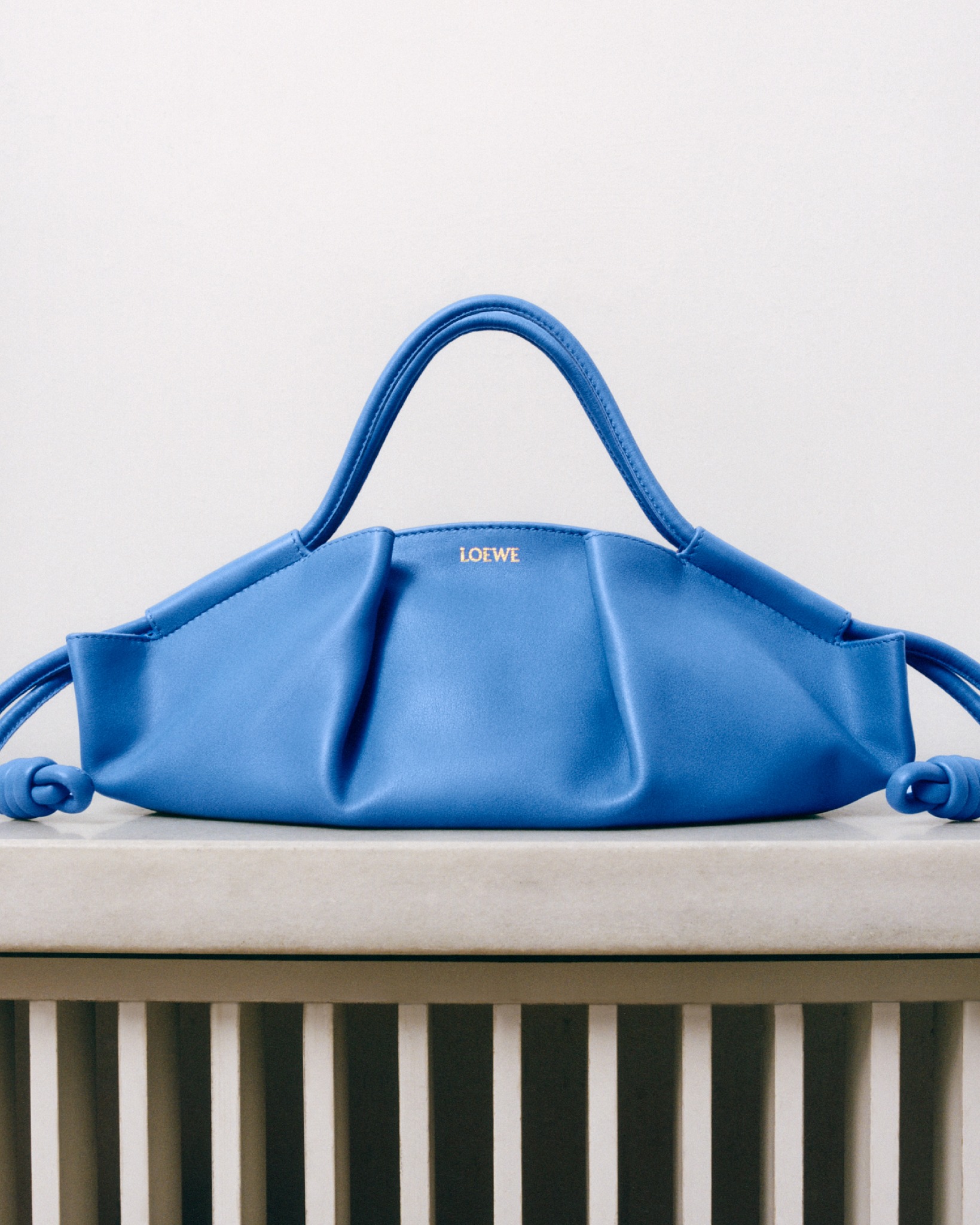 Goya Puffer bag in Plumrose leather. Now available: loewe.cm