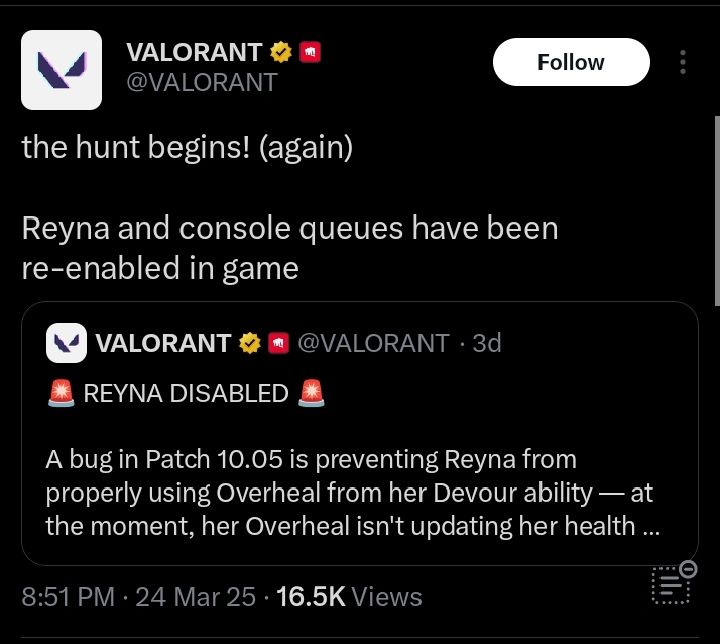 VALORANT - LATAM | # **REYNA HABILITADA ** | Facebook