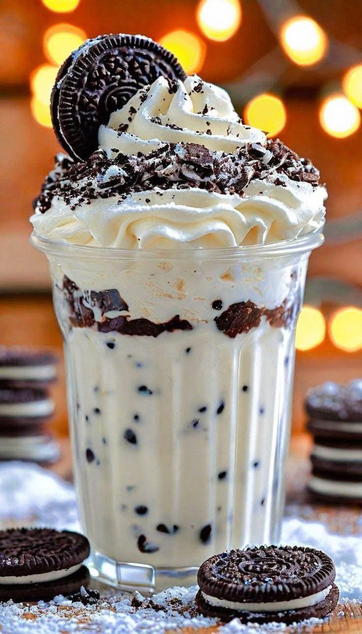 The Sm'oreo loaded shake 😳 This beee-you-tee of a creation is