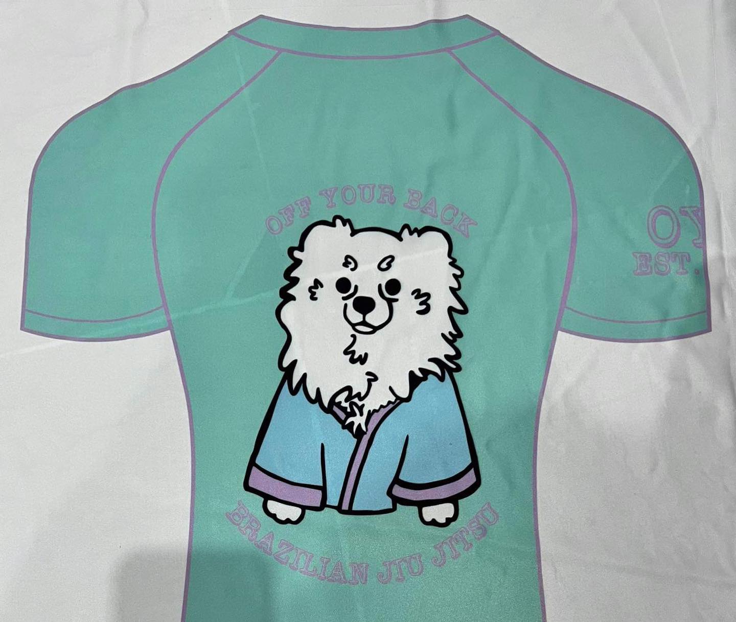 Neighborhood x Shoyoroll collaboration on customized gi and