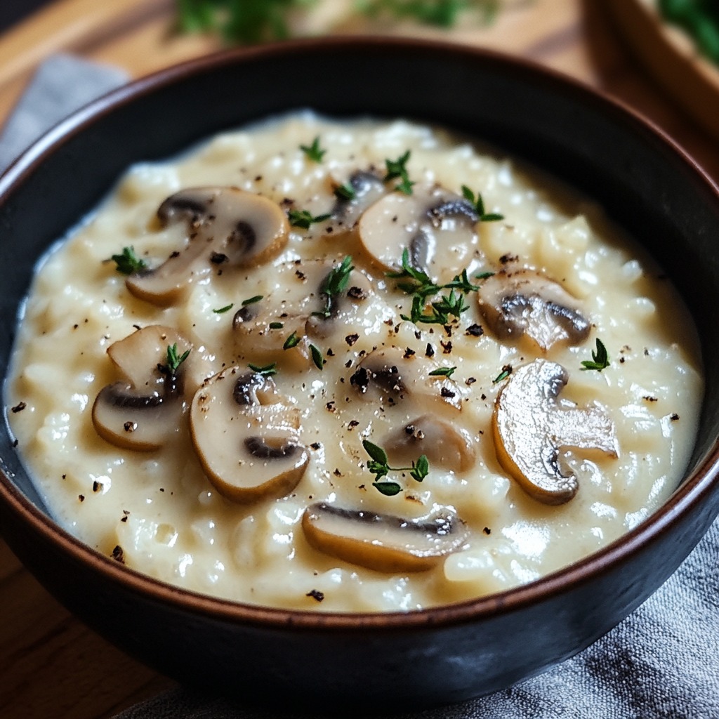 Ta - Risotto Crémeux aux Champignons (Onctueux et savoureux) 🕒 Temps ...