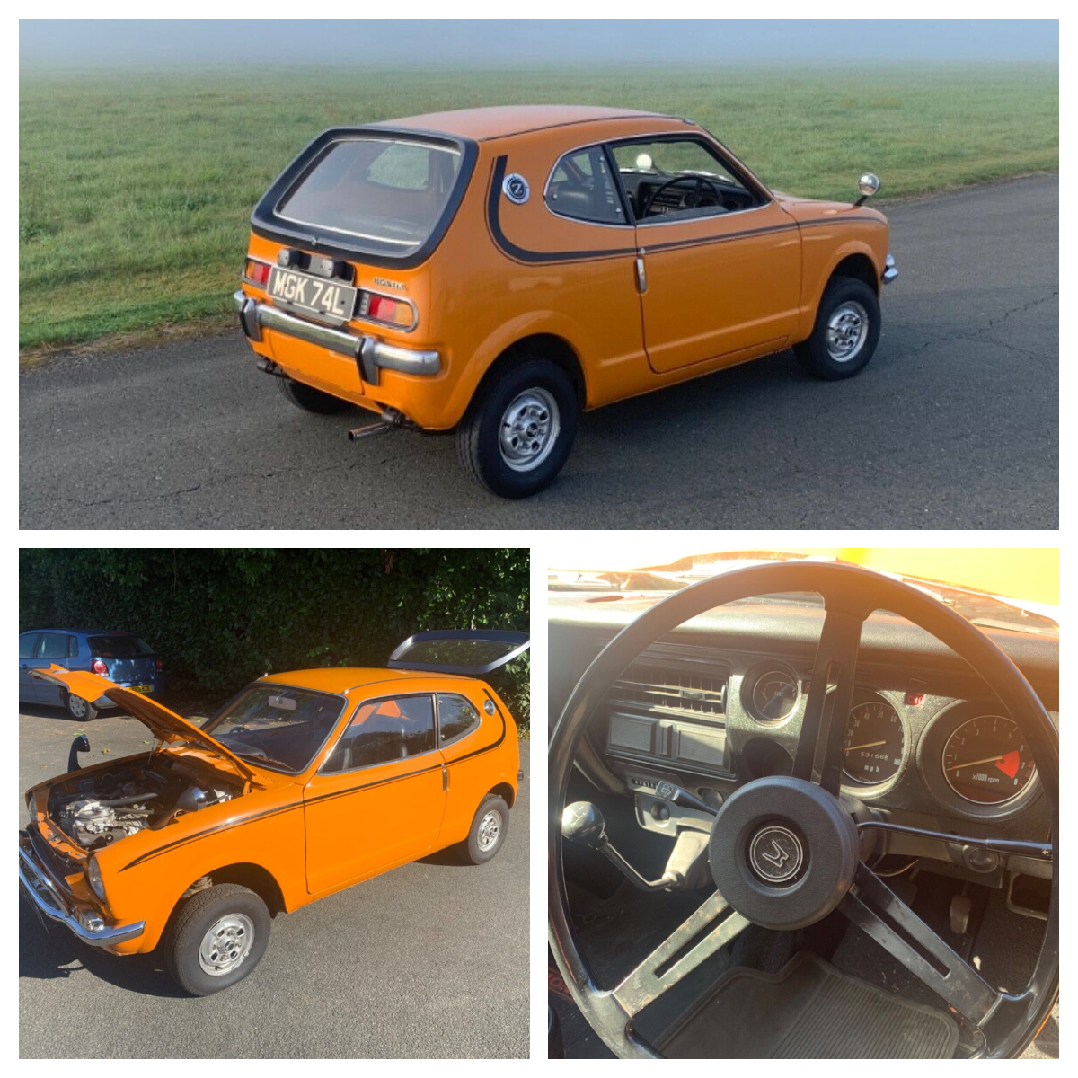 1972 Honda Z600 coupe only 30k miles, restored by The Automaster