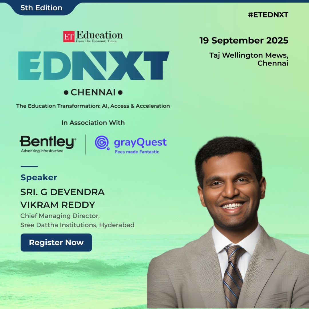 ETEducation - We are excited to welcome Sri. G Devendra Vikram Reddy ...