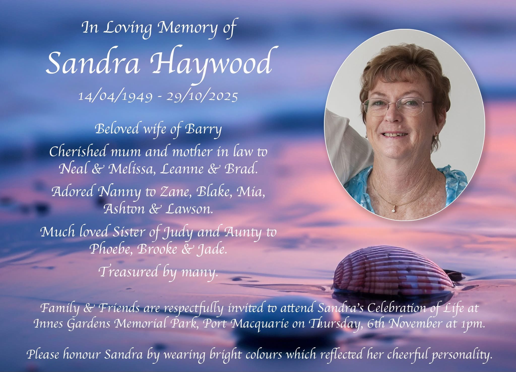 Hastings - For those who cannot attend the service, we invite you to ...