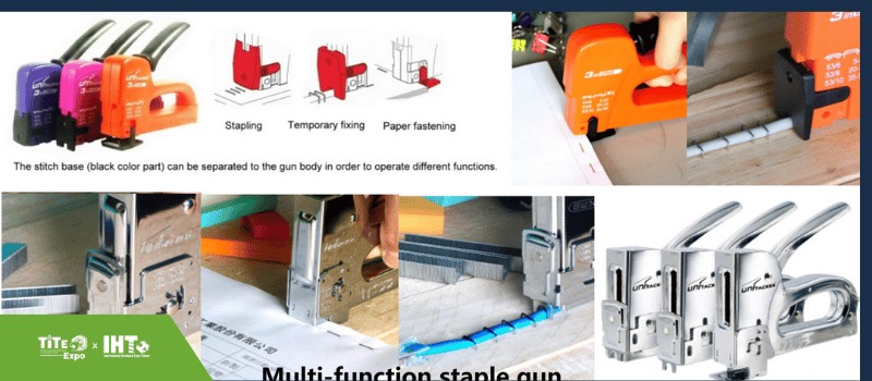 IHT - Multi-staples 5 in 1 staple gun 使用多種針規格 5 in 1 釘鎗 The Multi ...