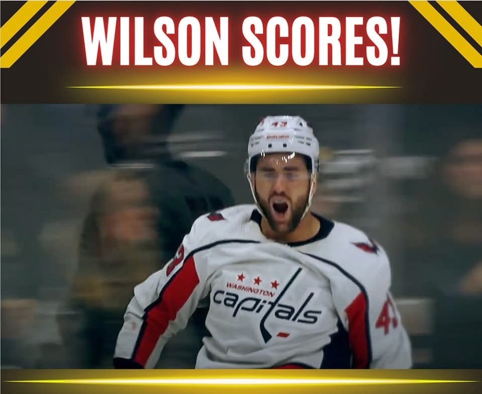 Washington Capitals Fans | Wilson scores the first caps goal of the ...
