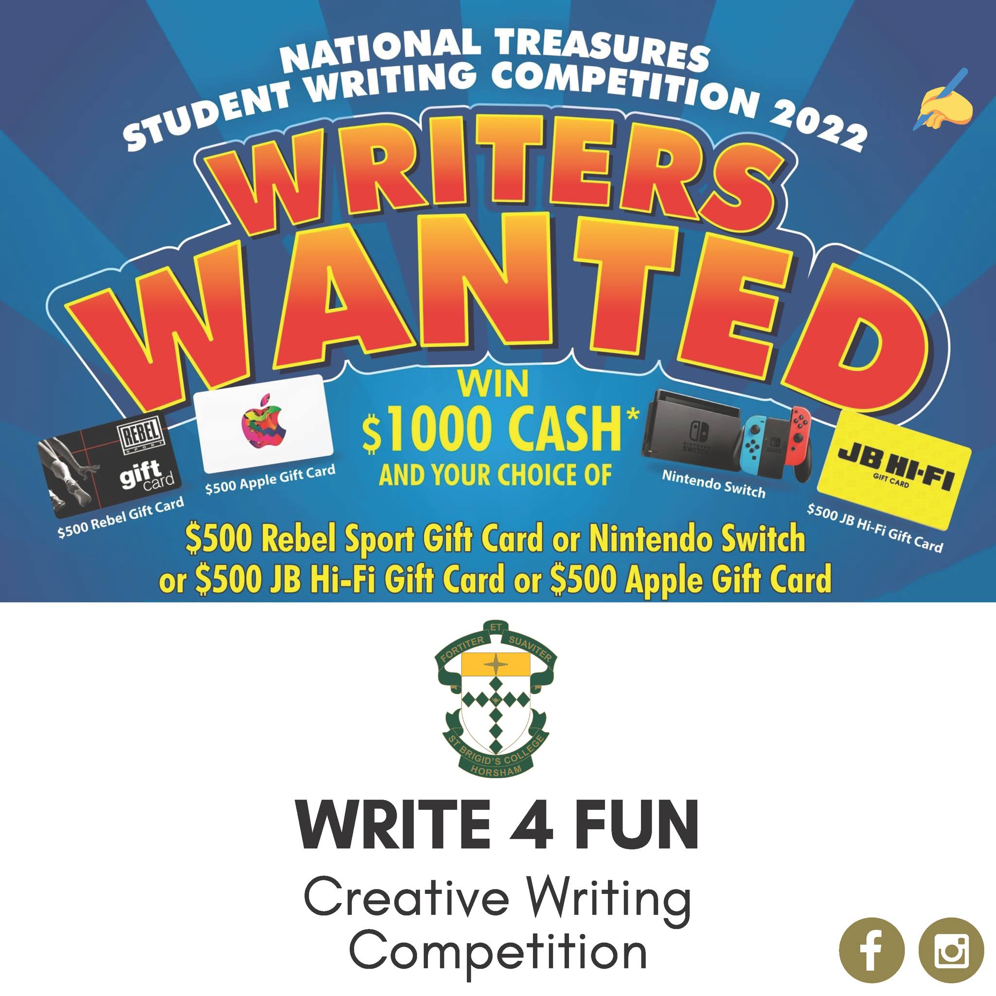St - CREATIVE WRITING COMPETITION | The Write4Fun Writing Competition ...
