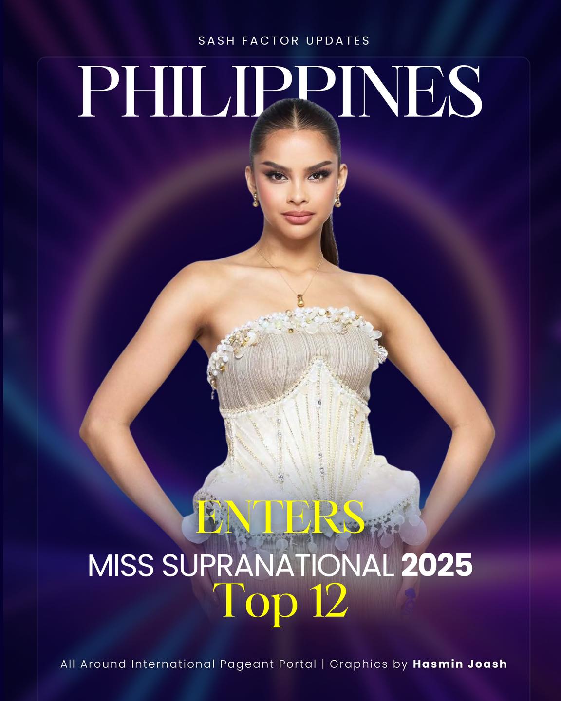 Sash Factor - JUST IN: Philippines’ Tarah Valencia enters... | Facebook