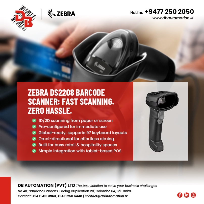 DB - The Zebra DS2208 barcode scanner is built for performance in the ...
