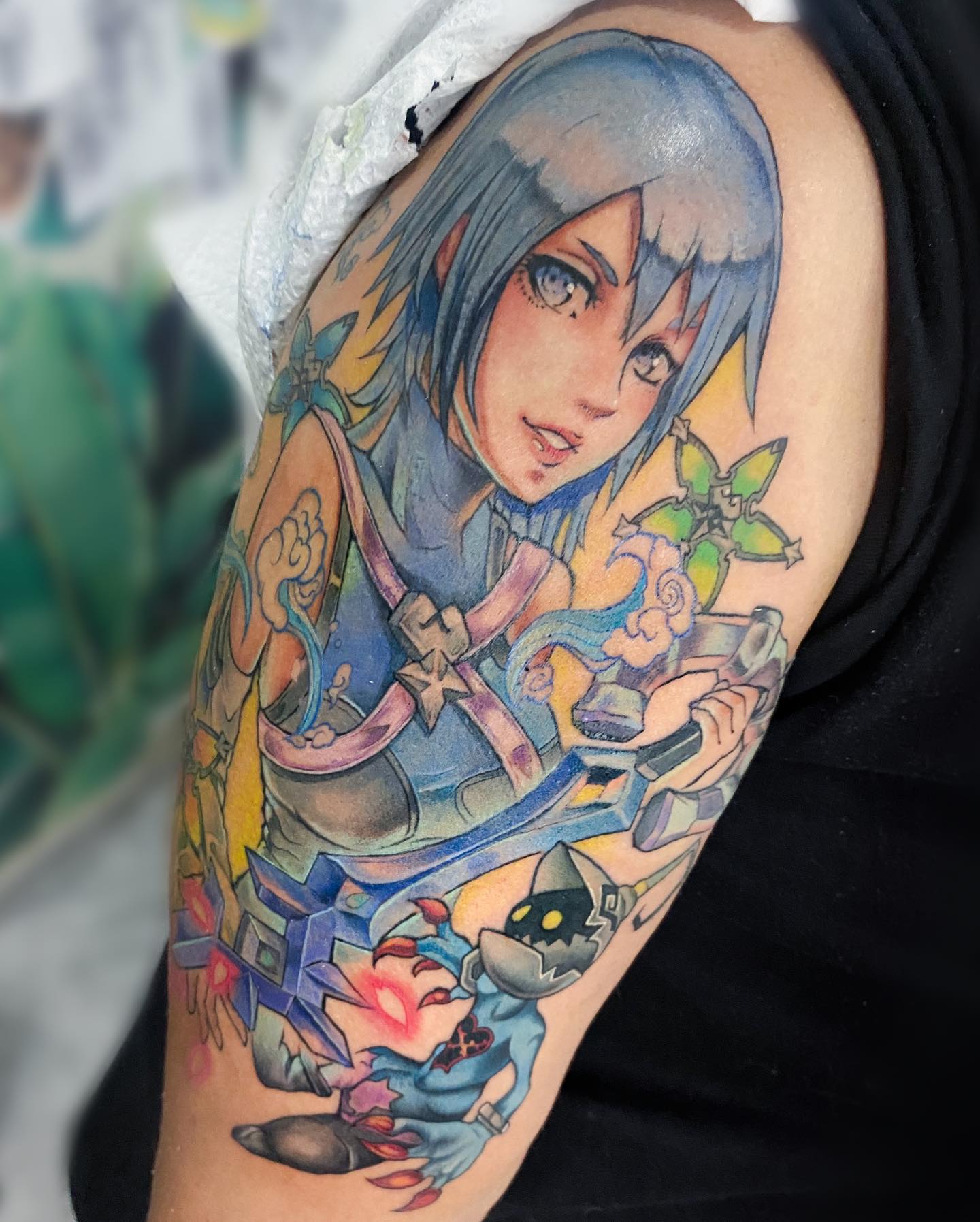 -AQUA- Kingdom hearts full color para... - Shiku Macabre Art