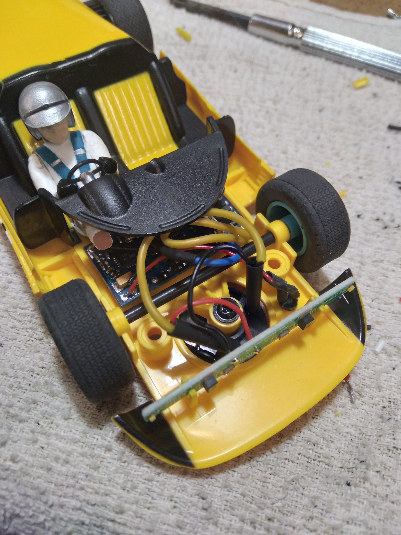 Scalextric Gen1 decoder upgrade to 7.1 firmware