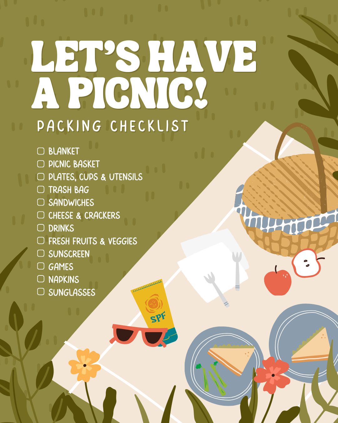 🧺 The Ultimate Picnic Checklist! ... - The Stack Apartments | Facebook