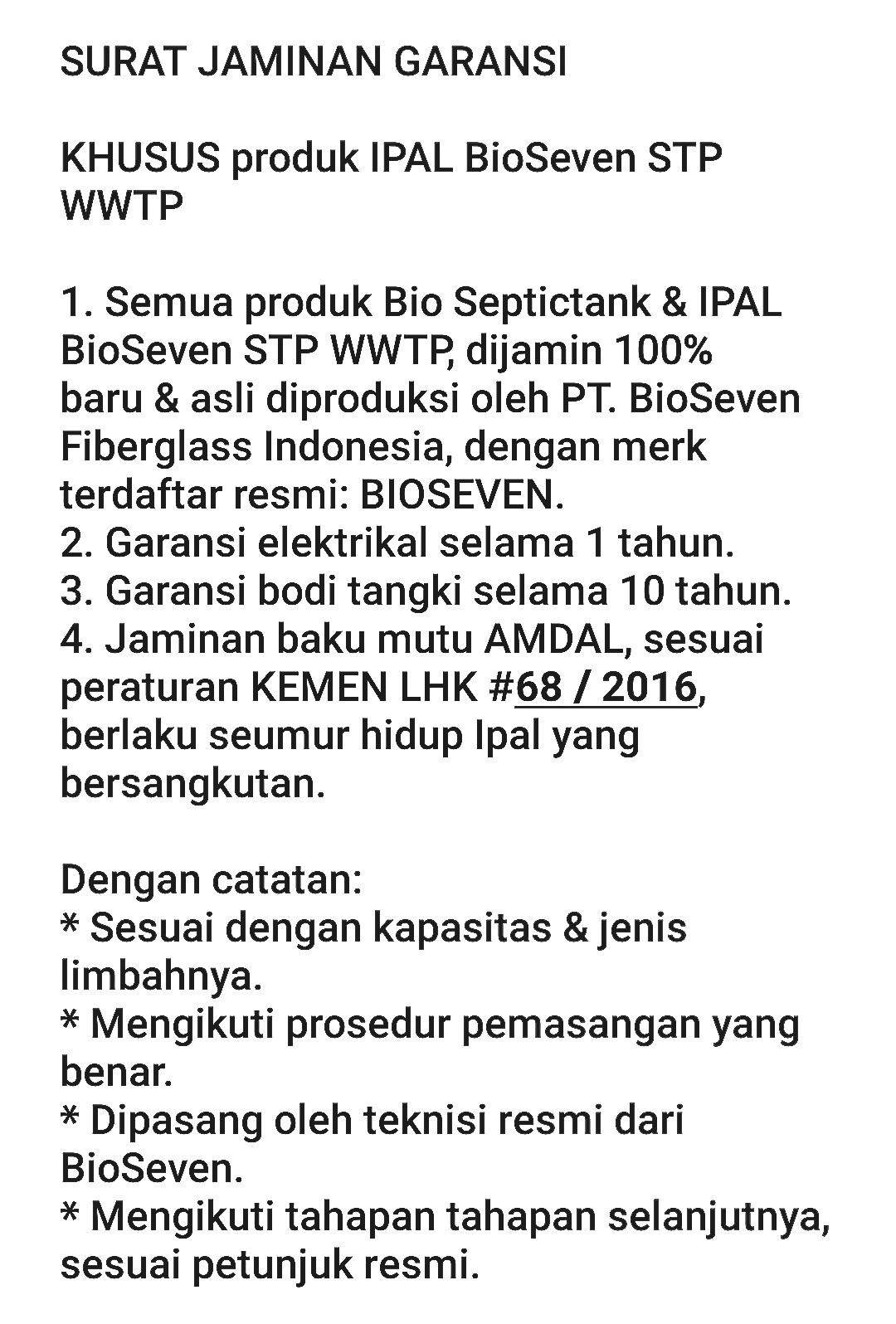 IPAL BioSeven Septic tank biotech & biofilter