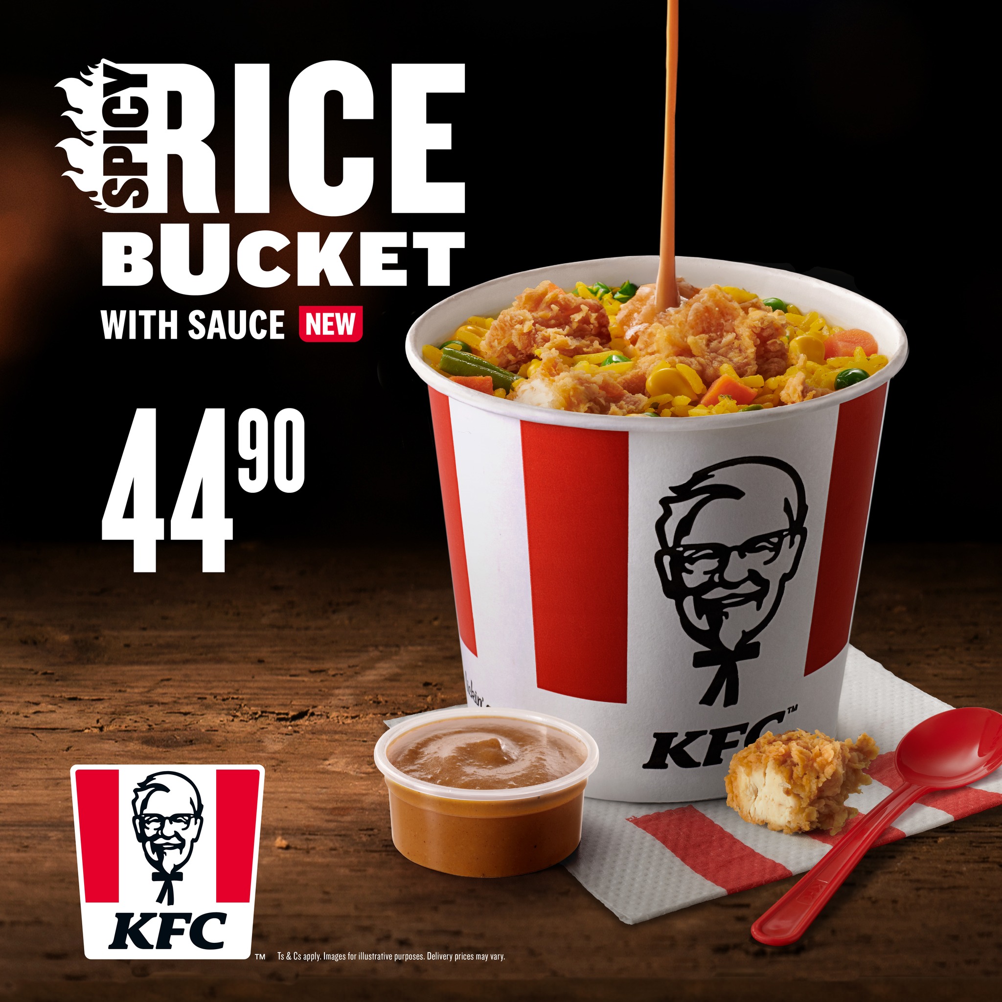 KFC Namibia - Let's get saucy! Try the new Spicy Rice... | Facebook