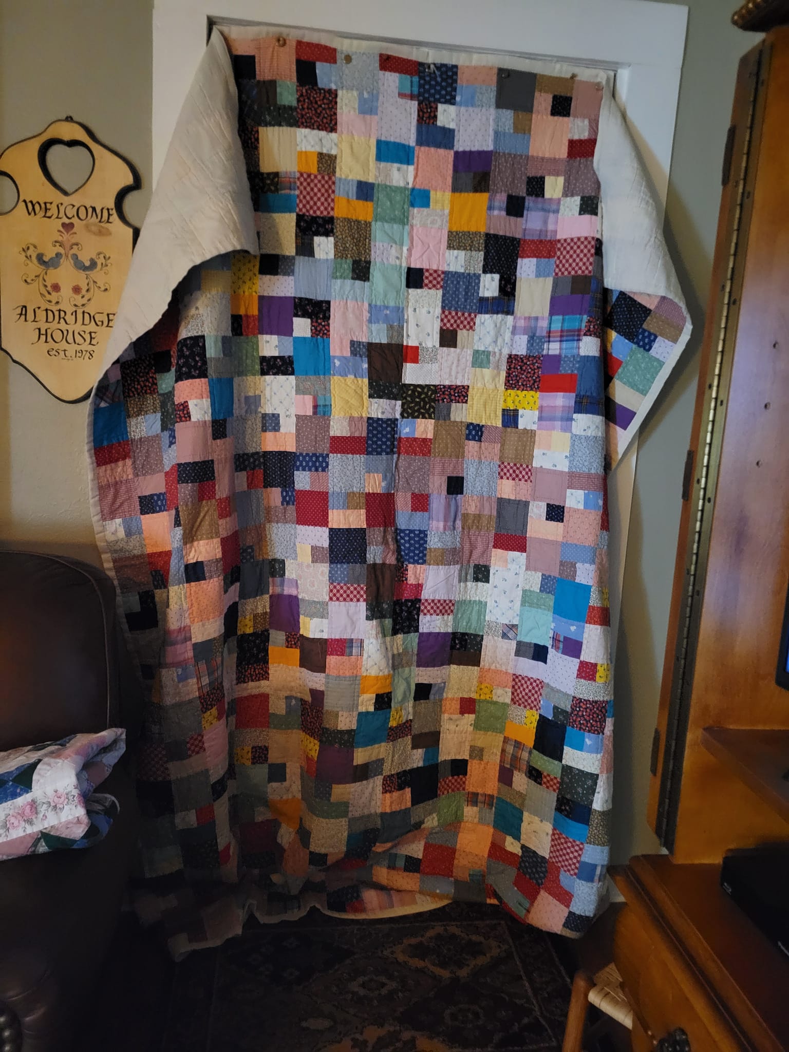 DIY Door Quilt for Energy Efficiency and Warmth
