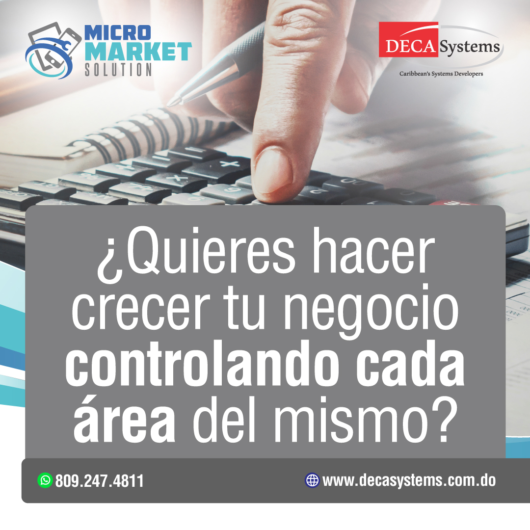 DECA Systems - El sistema MicroMarket te permite controlar...