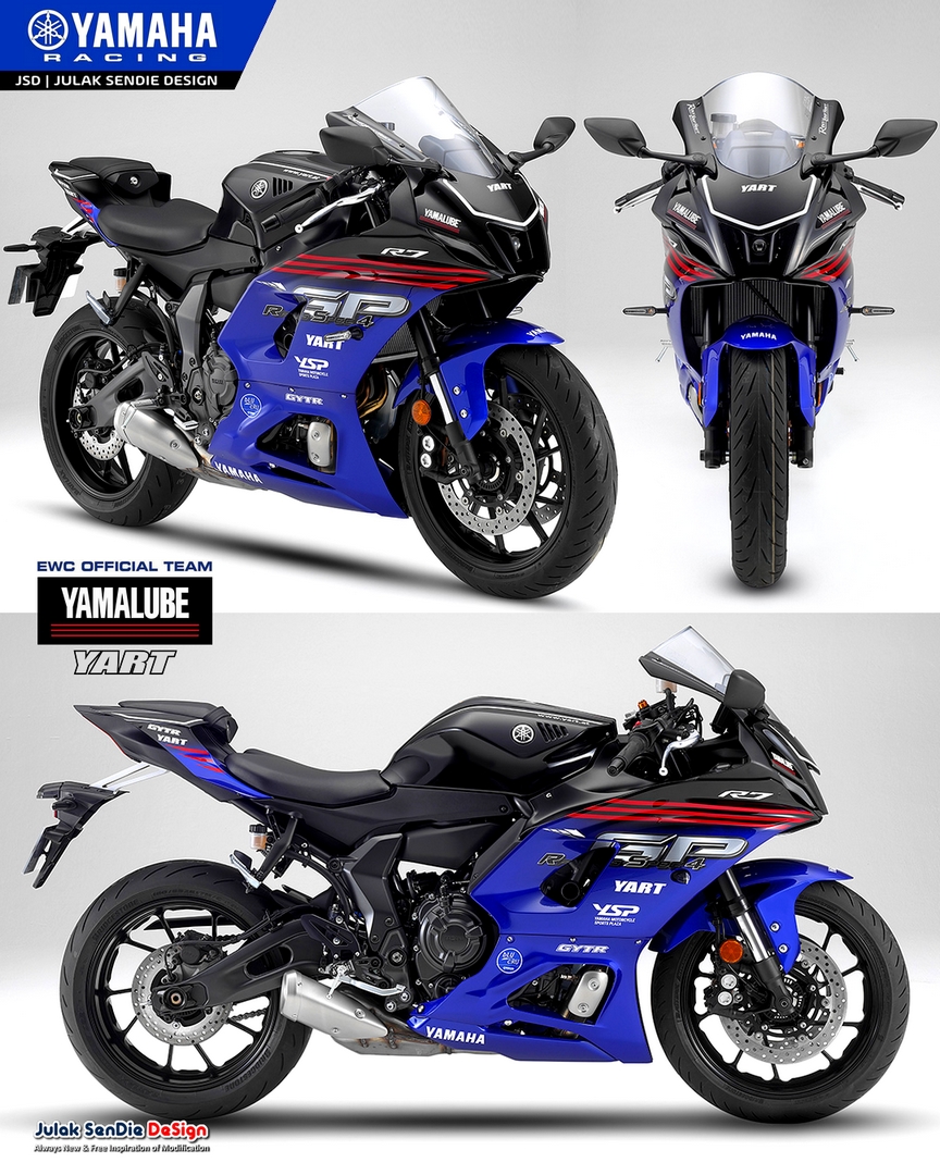 Yamaha YZF-R7 Yamalube EWC YART - Julak Sendie Design