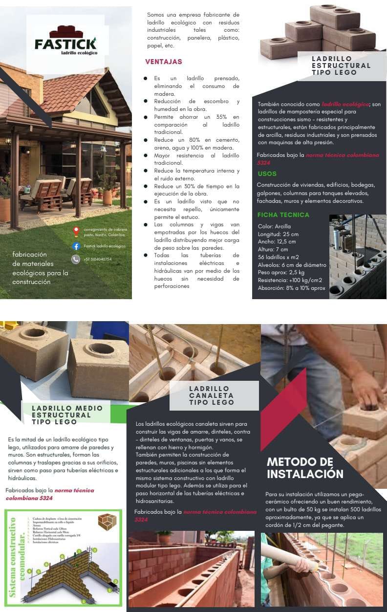 Fastick ladrillo ecologico