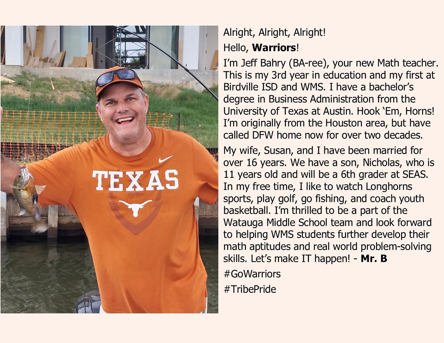 Alright, Alright, Alright! Hello,... - Watauga Middle School | Facebook